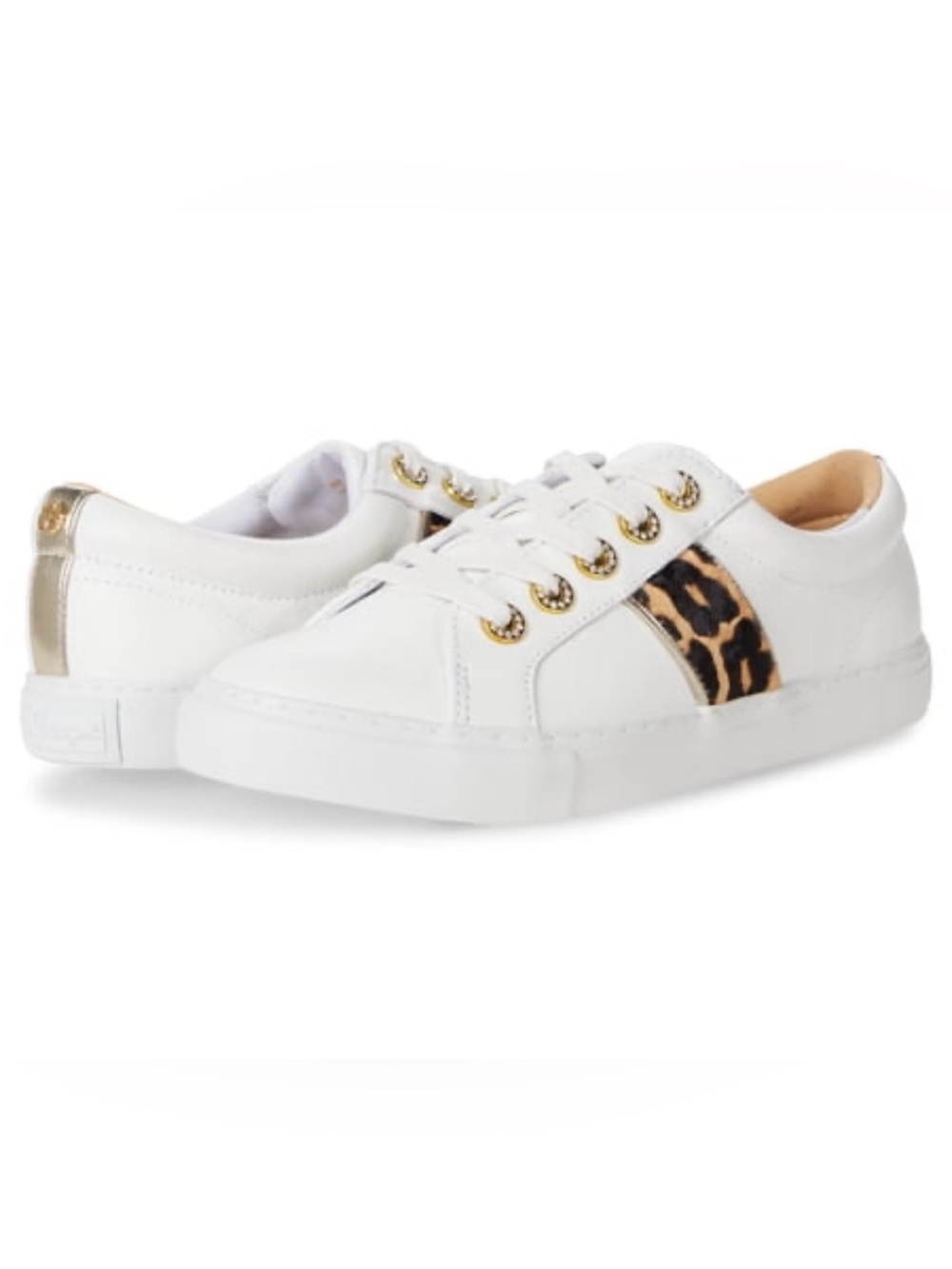 LILLY PULITZER – Lux Hallie Leopard Sneaker – Resort White – Women’s Size 10